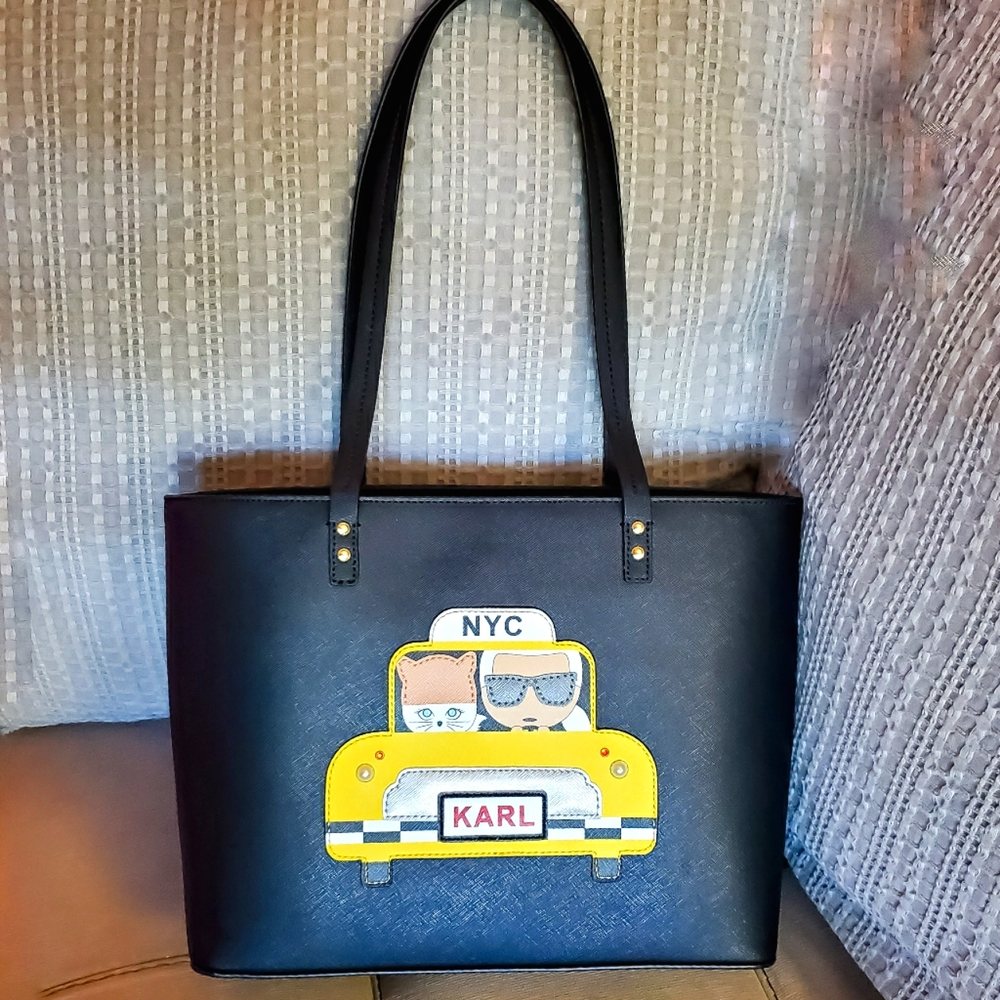 KARL LAGERFELD Paris Taxi Maybelle Tote Bag